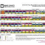 2016 2017 Year Round Calendar Wake County Public School System