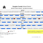 2018 2019 Late Start Conventional Calendar Douglas County School