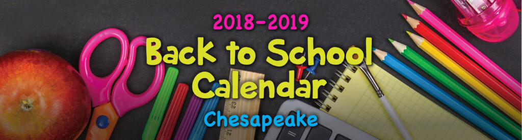 2018 2019 School Calendar Chesapeake