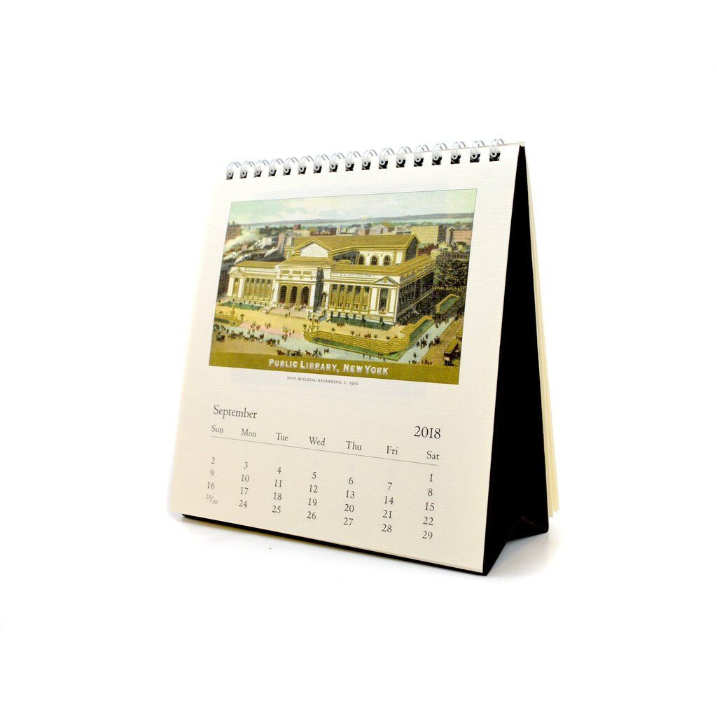 2018 New York Public Library Desk Calendar Library Desk Desk 