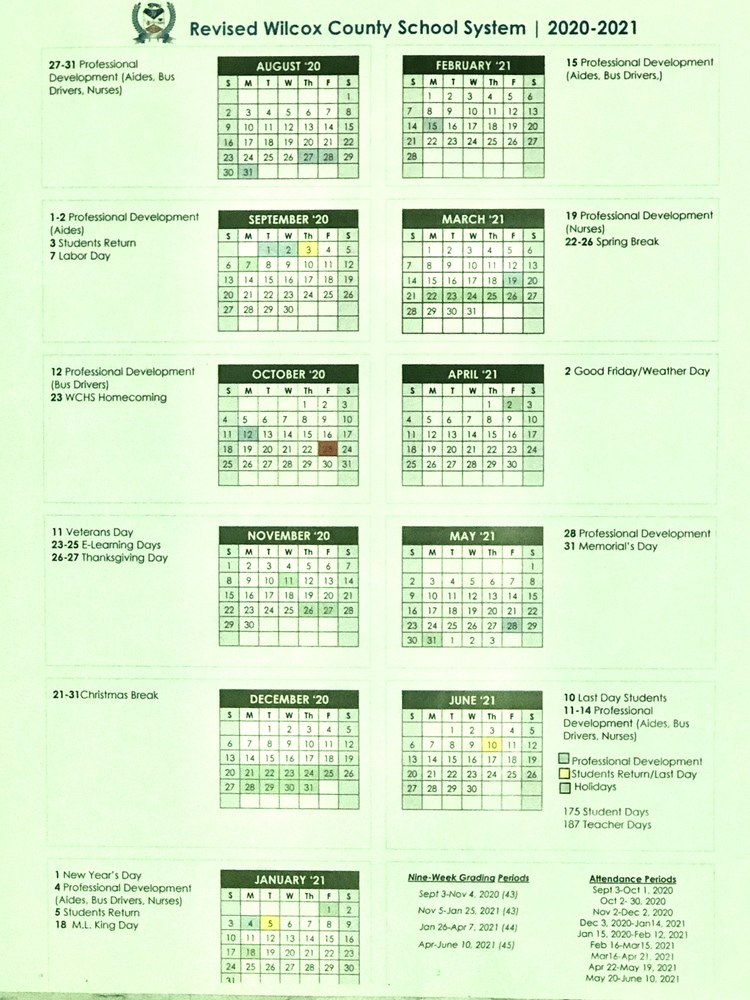 2020 21 Revised Schedule Camden School Of Arts Technology