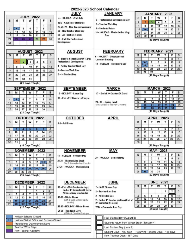 2022 2023 School Calendars Academic Calendars Monterey Peninsula 