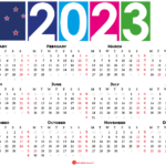 2022 Calendar New Zealand With Holidays And Weeks Numbers