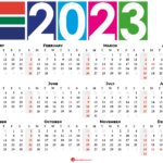 2022 Calendar South Africa With Holidays And Weeks Numbers