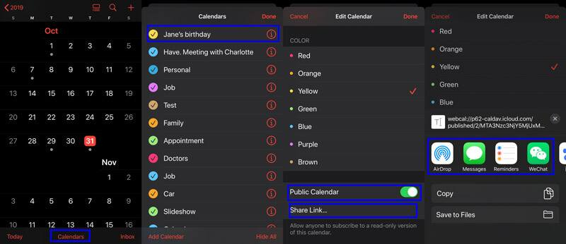 5 Ways To Share Calendars And Events On IPhone 12 11 X 8 7 6 5 4