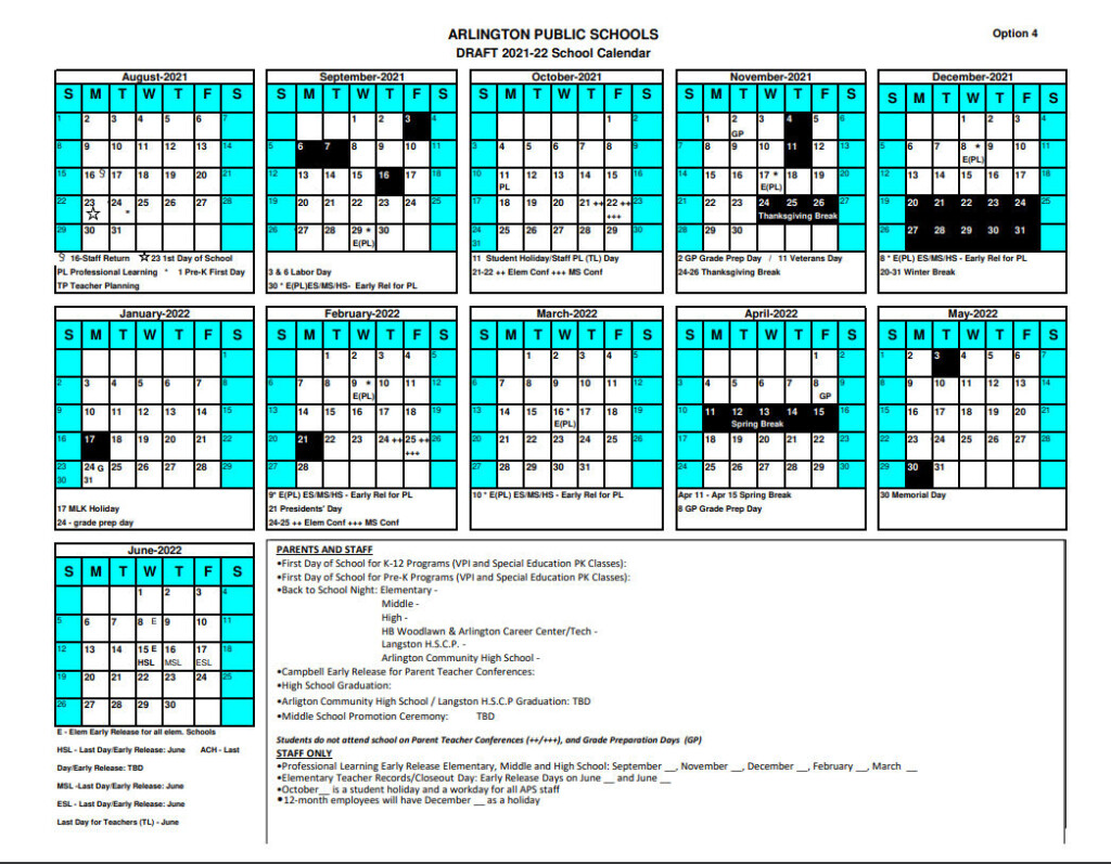 Aacps 2021 2022 Calendar