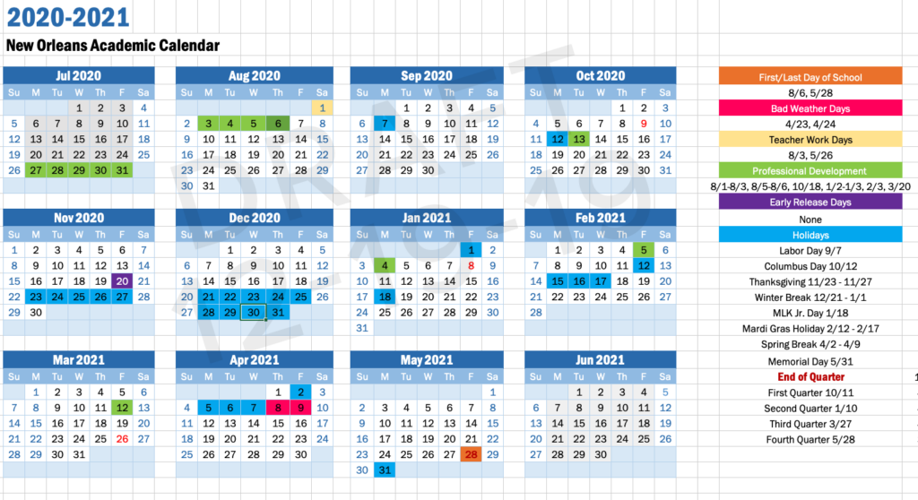 Academic Calendars IDEA Public Schools