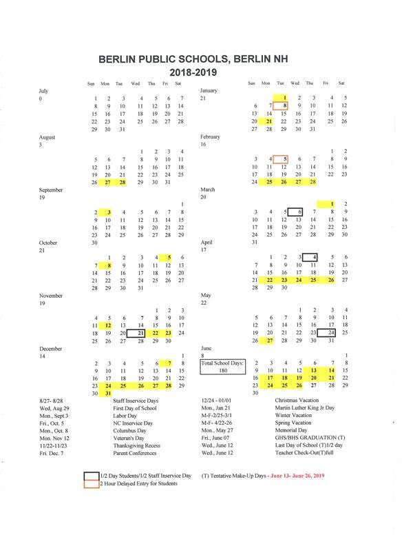 Berlin Public Schools Calendar 2019 And 2020 PublicHolidays us