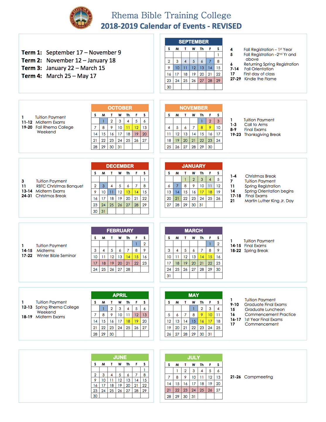 Broken Arrow Public Schools Calendar Printable Calendar 2020 2021