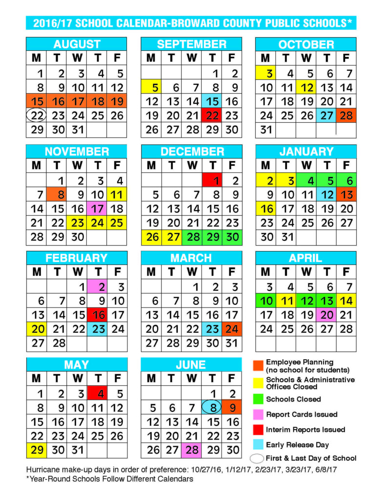 Broward Schools Calendar 2021 Printable March