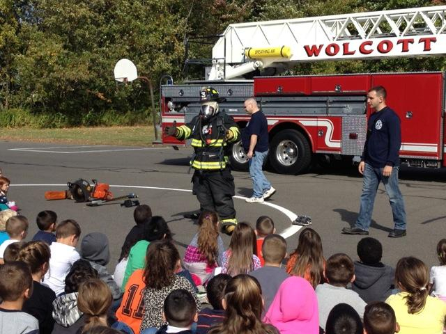 Company 3 Fire Department Visits Wakelee Wolcott Public Schools