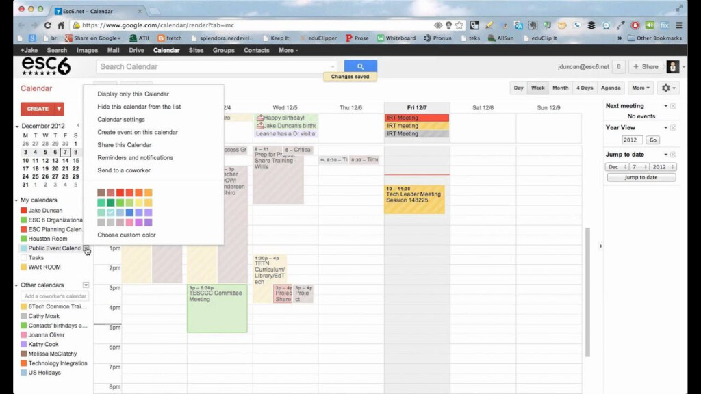 Creating A Public Google Calendar YouTube