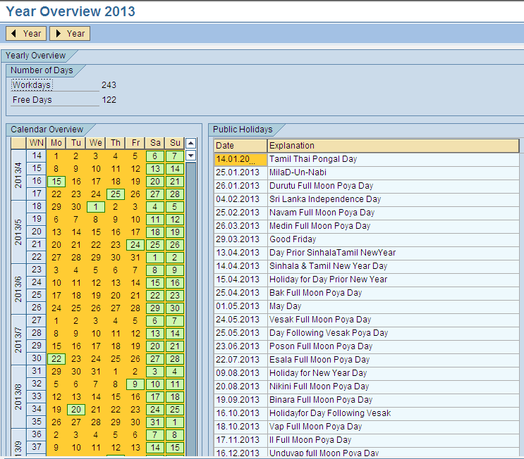 Creating Factory Holiday Calendar SAP Blogs