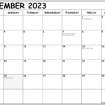 December 2023 With Holidays Calendar