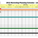 Event Marketing Plan Marketing Calendar Template Marketing Plan