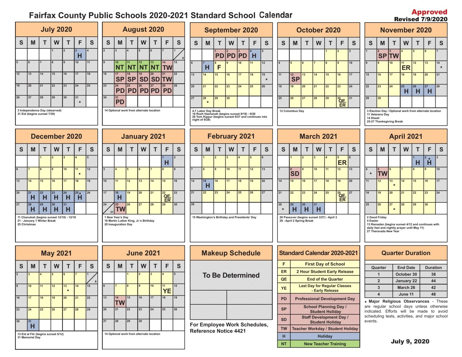 Fairfax County School Calendar 2021 22 Important Update County