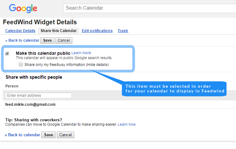 Find Your Google Calendar ID FeedWind Support