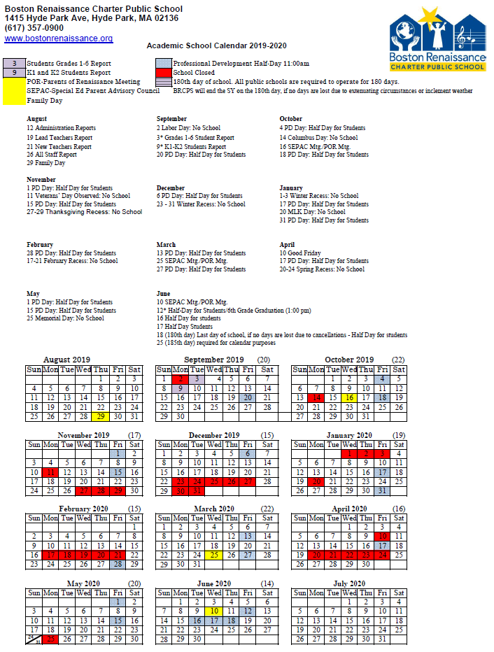 Gisd Calendar 2020 16 Exam Calendar