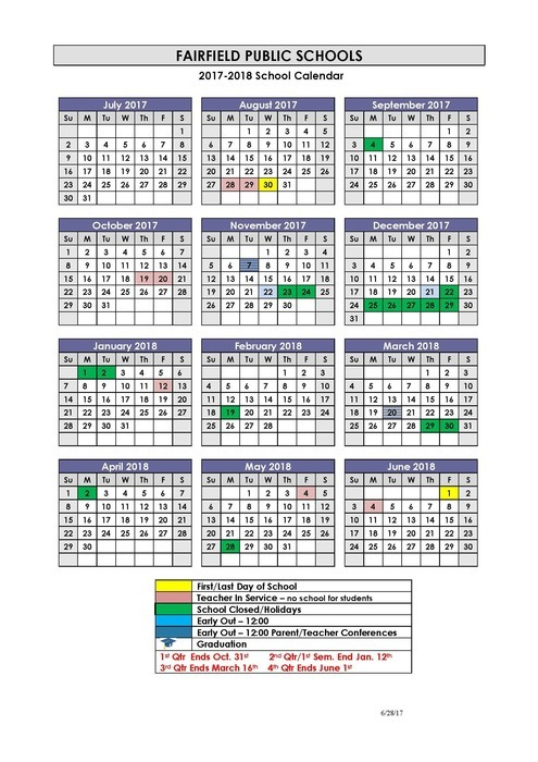 Glasgow City Schools Calendar