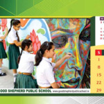 Good Shepherd Public School Table Calendar 2018