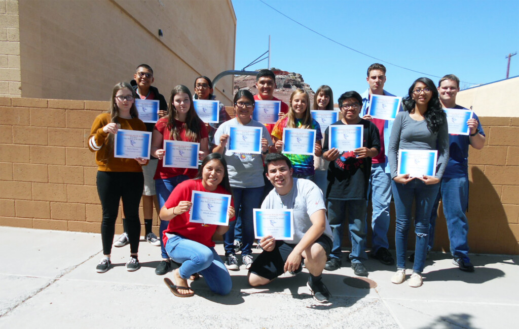 Holbrook High School May Students Of The Month Navajo Hopi Observer 