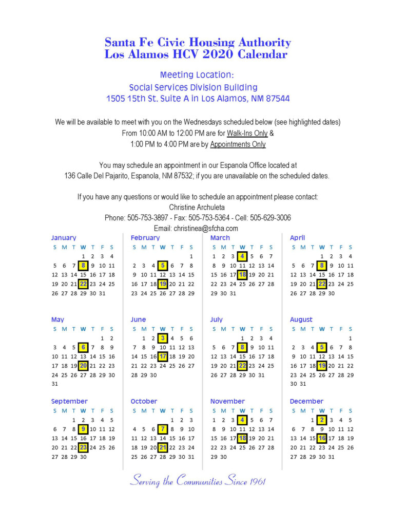 Housing Los Alamos County For Los Alamos Public Schools Calendar 