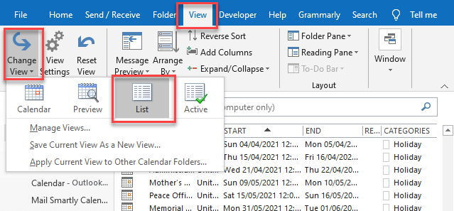 How To Add Holidays In Outlook Calendar Mail Smartly