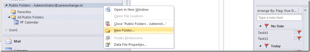 How To Create A Public Folder Calendar In Exchange 2010 Azure365Pro
