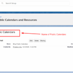 How To Get Started With Public Calendar In Salesforce Top Salesforce