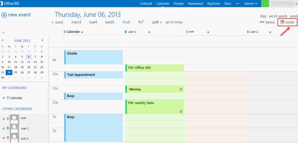 How To Share Calendar In Microsoft Office 365 Office 365 Support