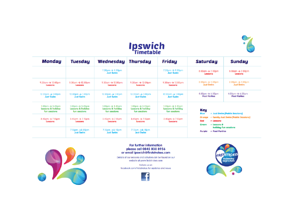 Ipswich Regular Timetable First Strokes