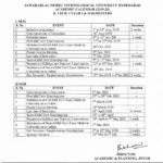 Jntuh 2023 To 2022 Academic Calendar Calendar With Holidays