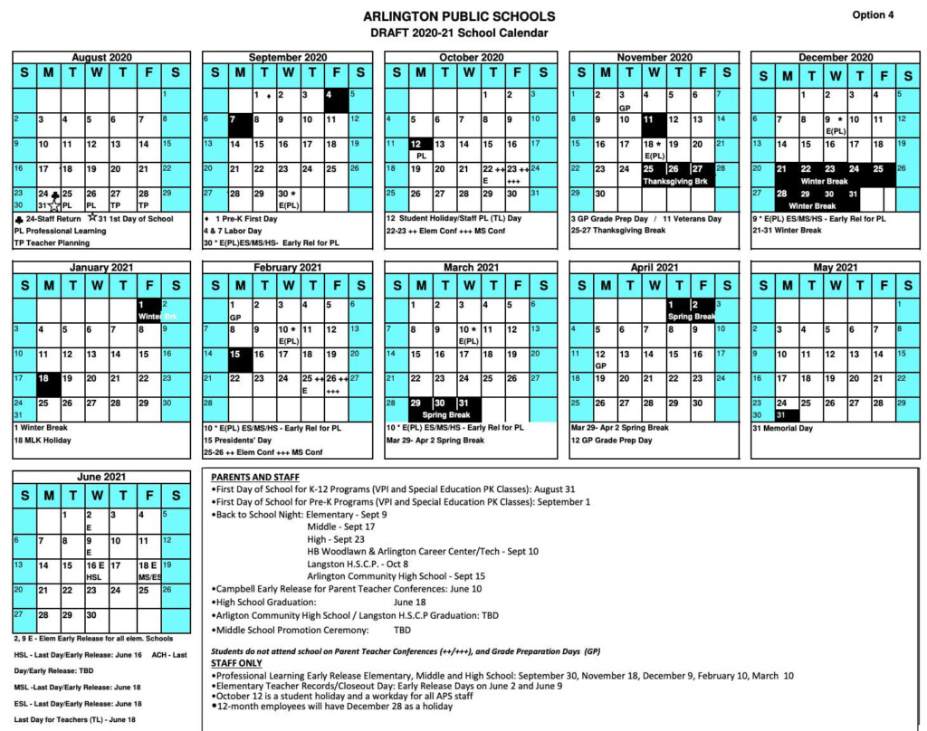 Loudoun County Public Schools 2021 2022 Calendar Calendar 2021