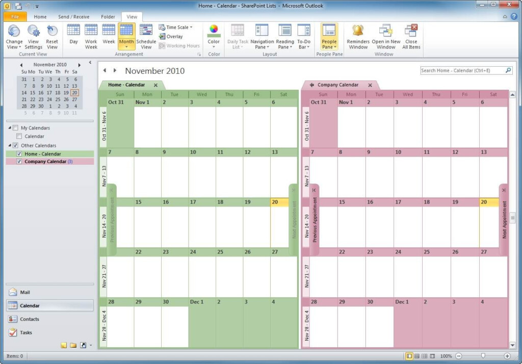 Moving Public Folder Calendars And Tasks To SharePoint 2010