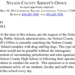 Nelson Lovingston Sheriff s Officers Conduct Search For Drugs In