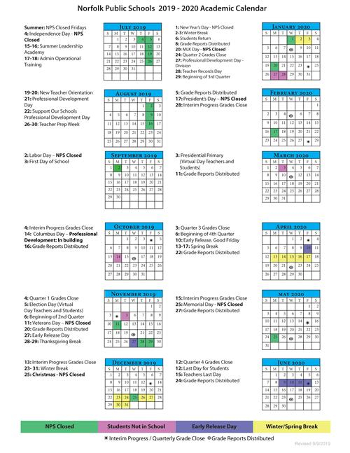 Norfolk Public Schools Calendar 2022 2023 Calendar 2022