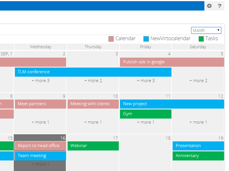 Office 365 Calendar Add in For SharePoint Online VirtoSoftware