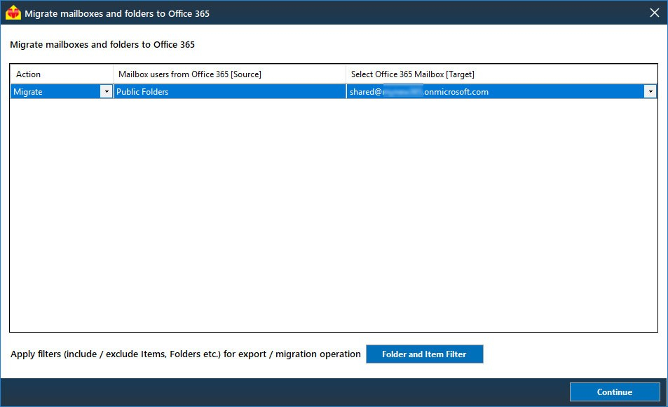 Office 365 Public Folder To Shared Mailbox Migration