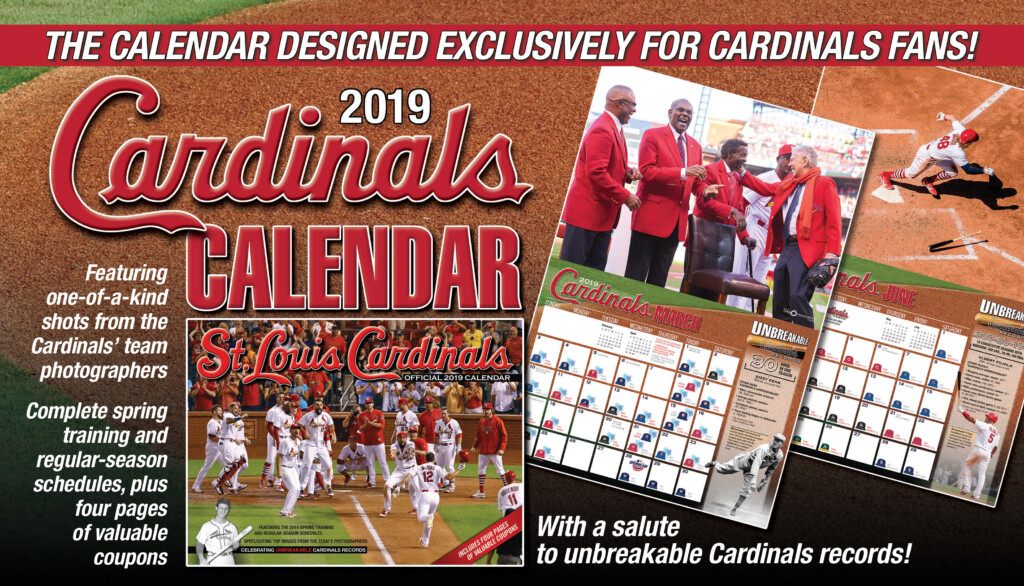 Official 2019 Cardinals Wall Calendar On Sale Now By Cards Mag 