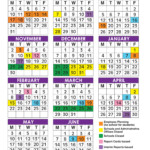 Official 2020 21 Broward County Public Schools Color Calendar Coral