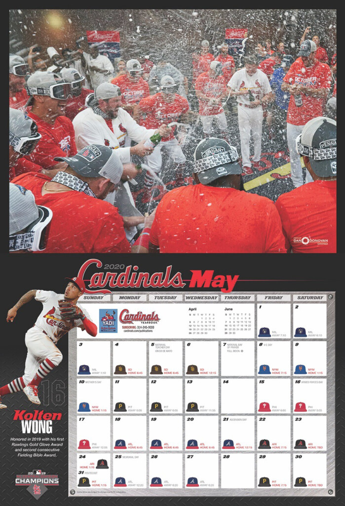 Official 2020 St Louis Cardinals Calendar ON SALE NOW By Cards 