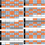 Orange And Blue Day Calendar West Springfield High School