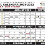 Palm Beach County School Calendar 2021 2022 Important Update County