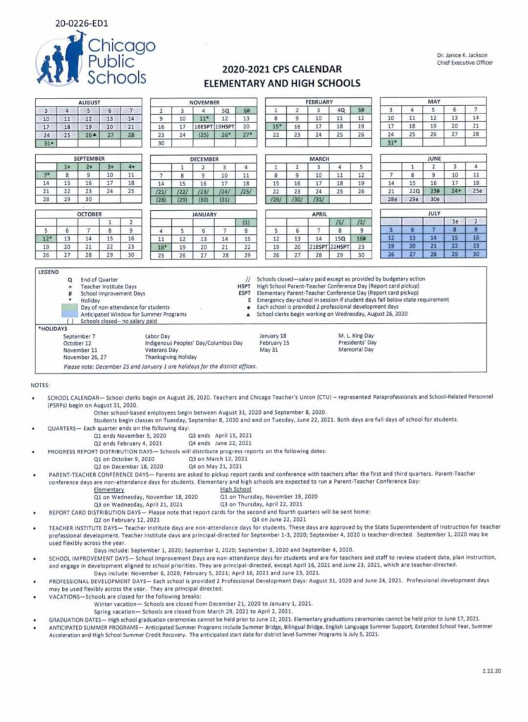 Printable Chicago Public Schools Calendar 2022 23 June Calendar 2022