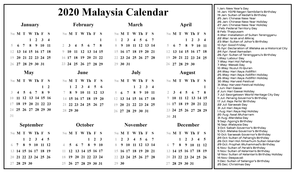 Public Holiday 2020 Sarawak Sarawak Day 2021 2022 And 2023 