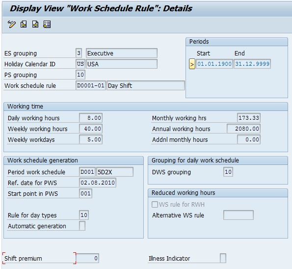 Public Holiday Calendar And Work Schedule Rules SAP Blogs