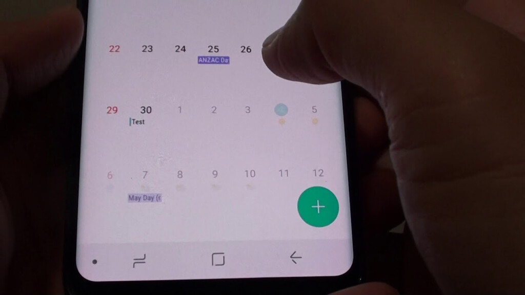 Samsung Galaxy S8 How To Show Hide Public Holidays In Calendar YouTube