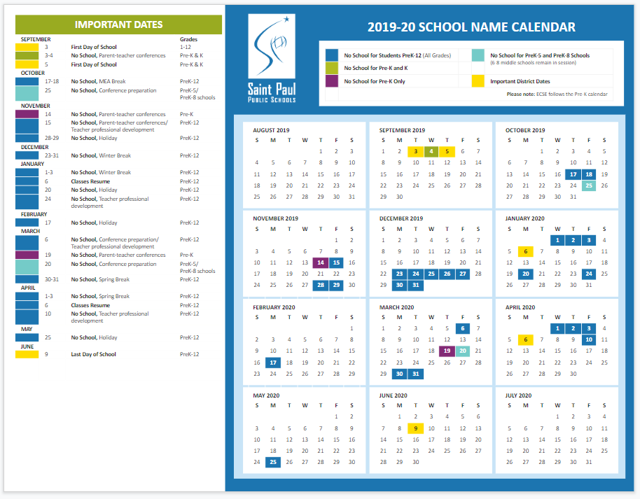 School Marketing Toolkit Calendars