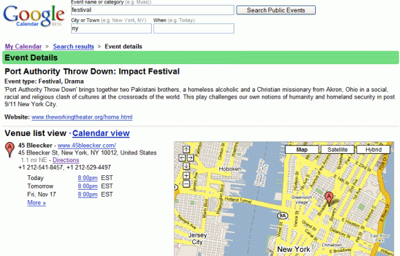 Search Public Events With Google Calendar