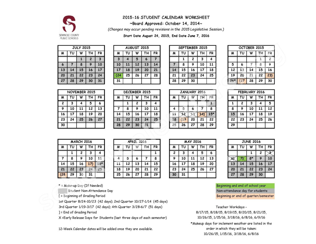 Seminole County Public Schools Calendar Qualads